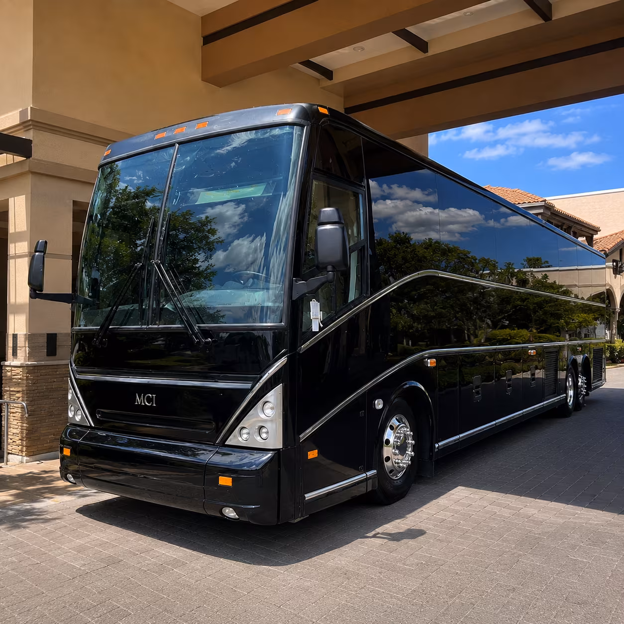 corporate event convention shuttle buses at the long beach convention center