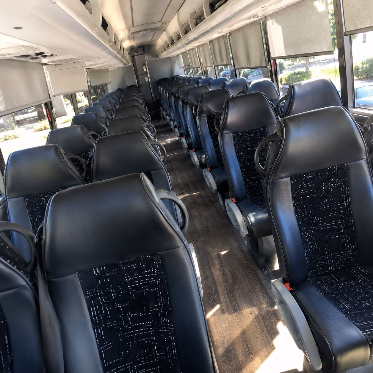long beach bus rental service area