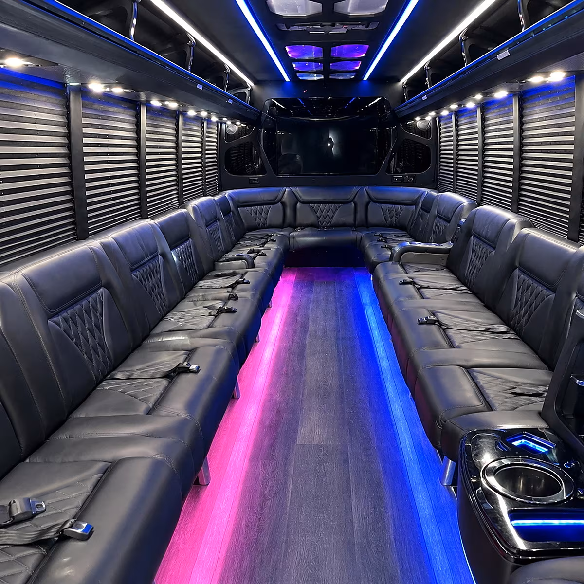 long beach party bus rentals inside