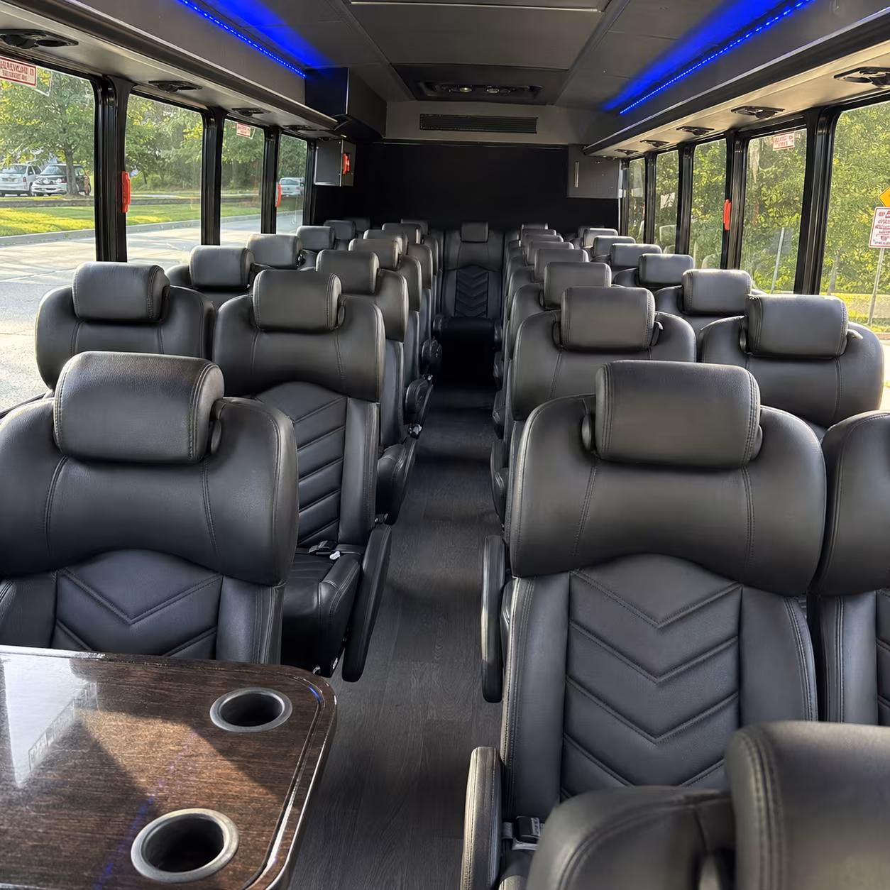 long beach prom transportation onboard seating