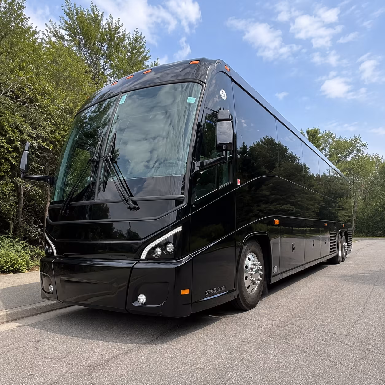 long distance charter buses for multi base runs and training transfers