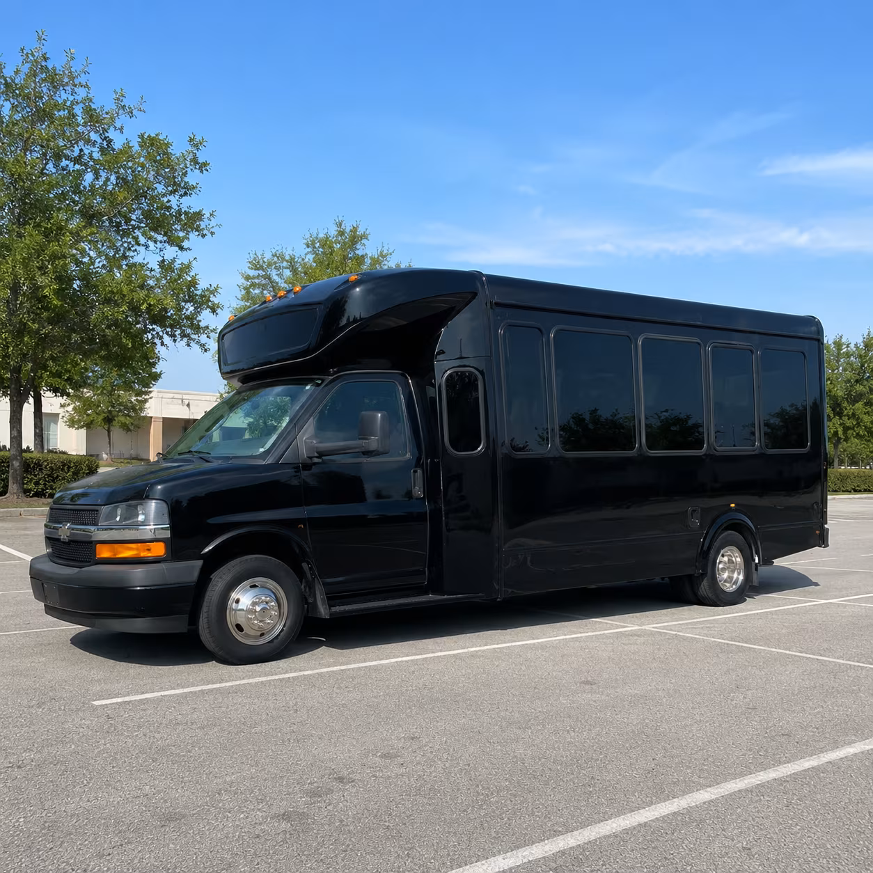 party buses and limo vans for long beach prom night groups
